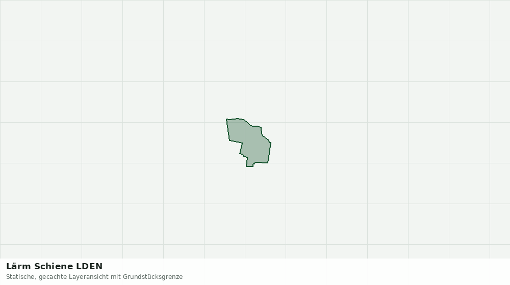 Statische Kartenansicht: Lärm Schiene LDEN