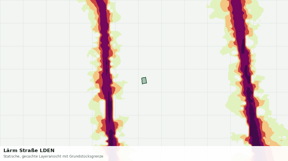 Statische Kartenansicht: Lärm Straße LDEN