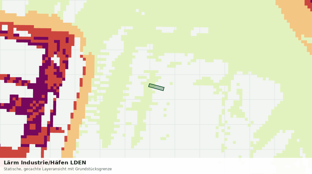 Statische Kartenansicht: Lärm Industrie/Häfen LDEN