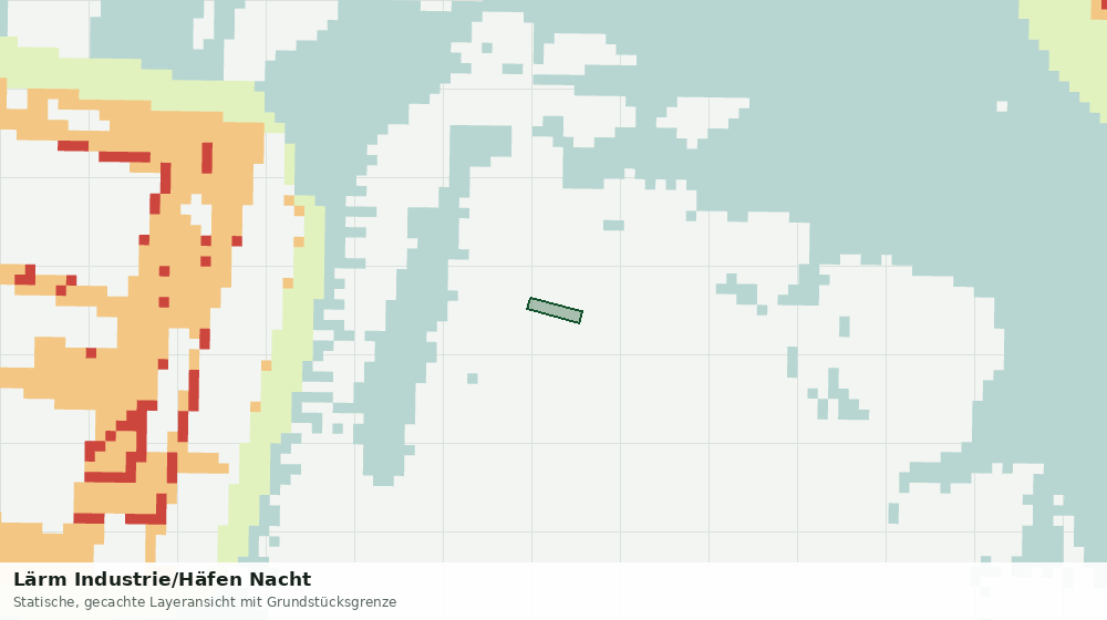 Statische Kartenansicht: Lärm Industrie/Häfen Nacht