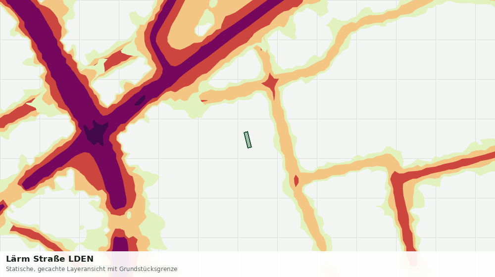 Statische Kartenansicht: Lärm Straße LDEN
