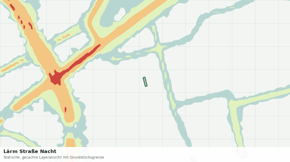 Statische Kartenansicht: Lärm Straße Nacht
