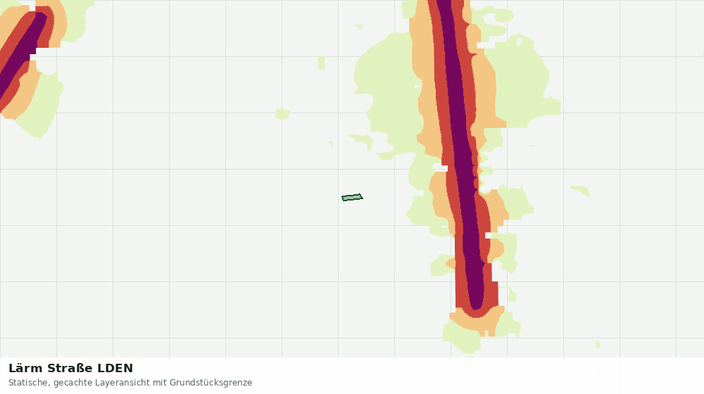 Statische Kartenansicht: Lärm Straße LDEN