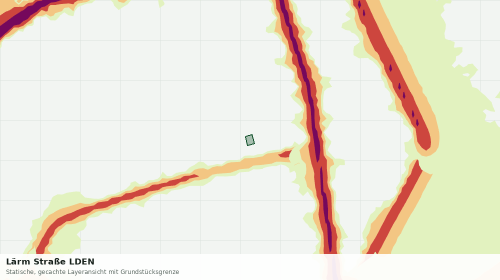 Statische Kartenansicht: Lärm Straße LDEN