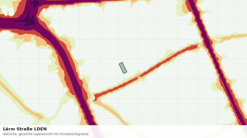 Statische Kartenansicht: Lärm Straße LDEN