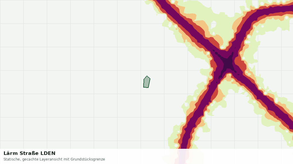 Statische Kartenansicht: Lärm Straße LDEN