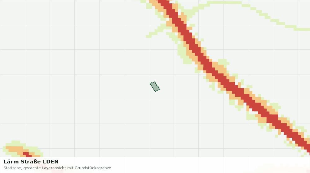 Statische Kartenansicht: Lärm Straße LDEN