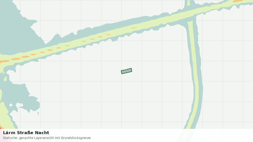 Statische Kartenansicht: Lärm Straße Nacht