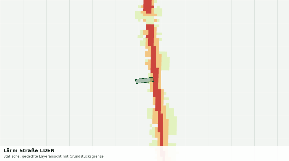 Statische Kartenansicht: Lärm Straße LDEN