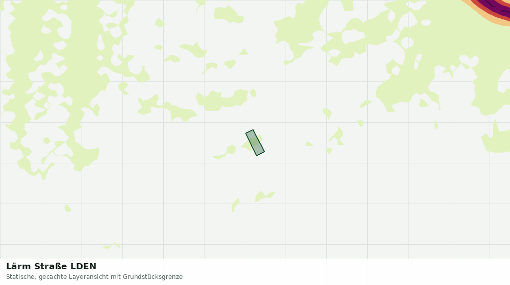 Statische Kartenansicht: Lärm Straße LDEN