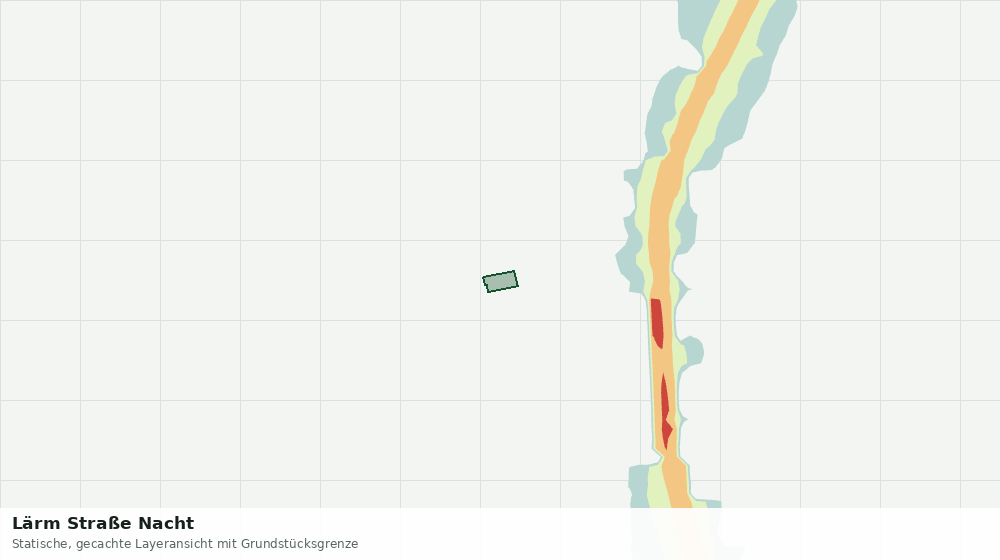 Statische Kartenansicht: Lärm Straße Nacht