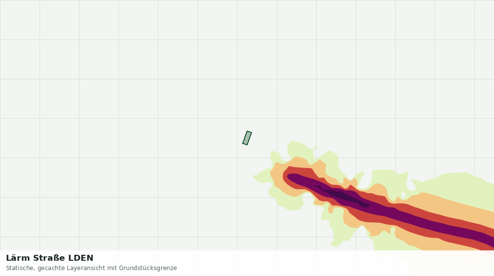 Statische Kartenansicht: Lärm Straße LDEN