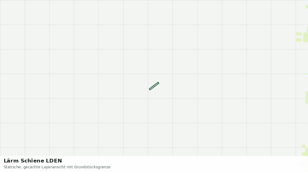 Statische Kartenansicht: Lärm Schiene LDEN