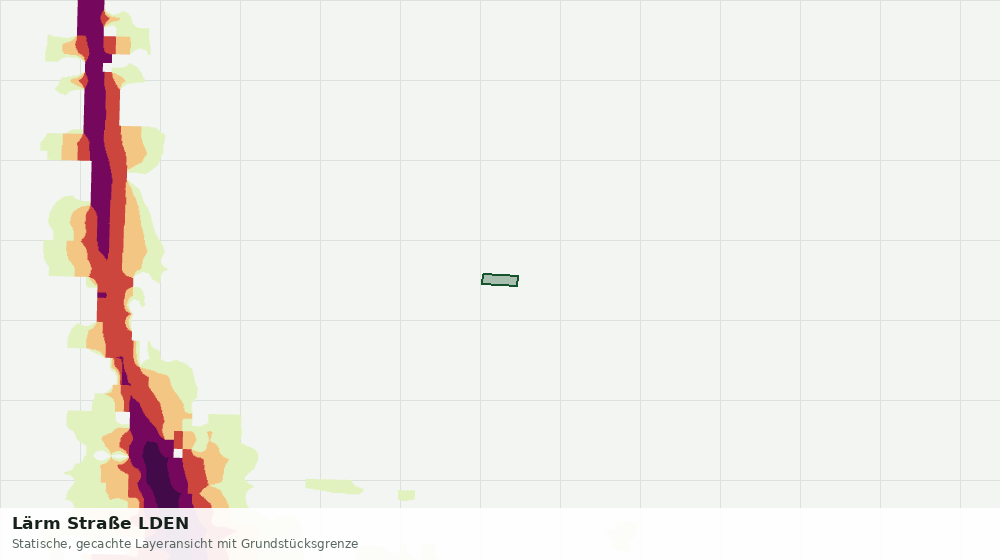 Statische Kartenansicht: Lärm Straße LDEN