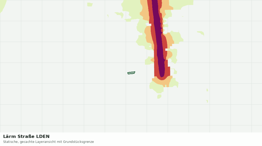 Statische Kartenansicht: Lärm Straße LDEN
