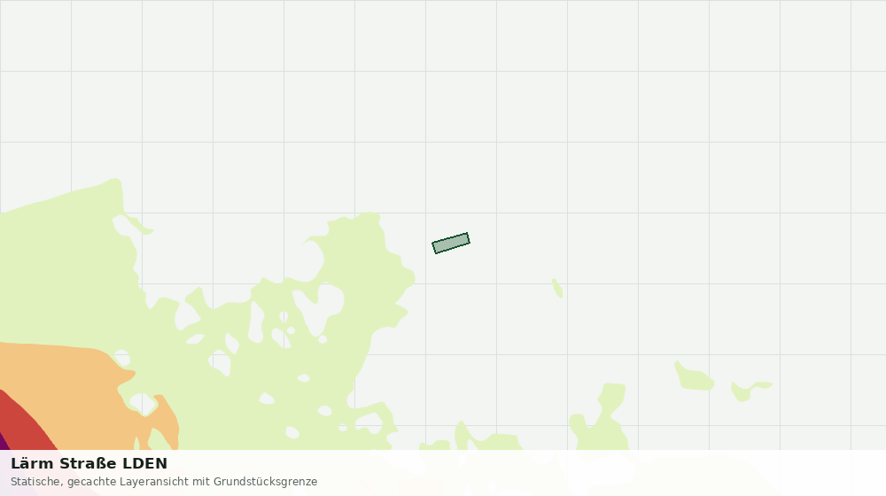 Statische Kartenansicht: Lärm Straße LDEN