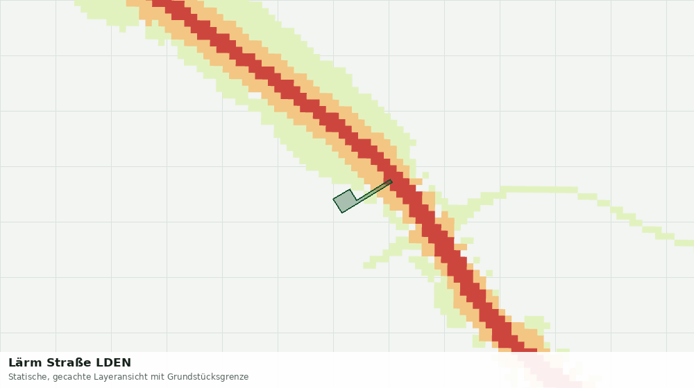 Statische Kartenansicht: Lärm Straße LDEN