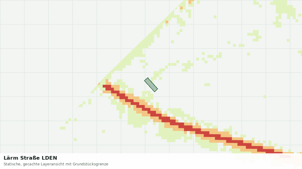 Statische Kartenansicht: Lärm Straße LDEN
