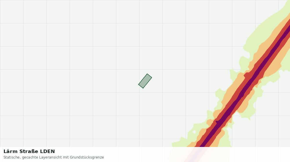 Statische Kartenansicht: Lärm Straße LDEN