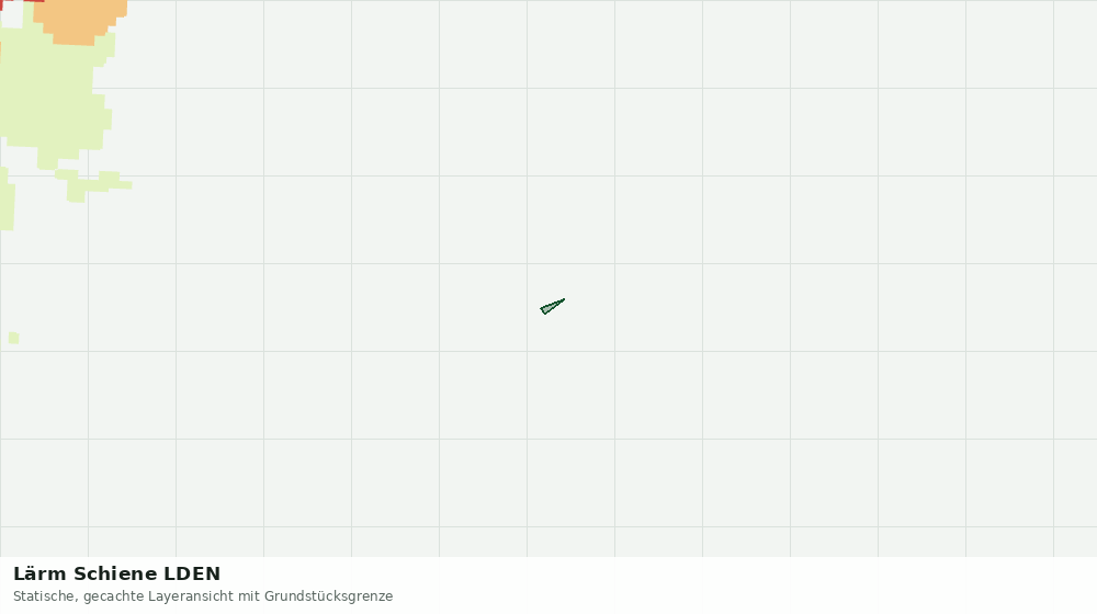 Statische Kartenansicht: Lärm Schiene LDEN