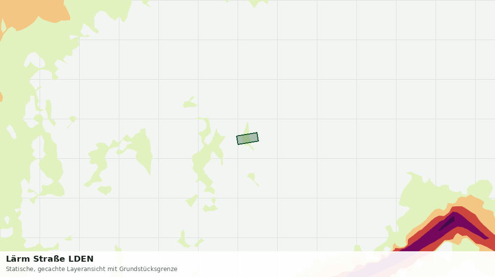 Statische Kartenansicht: Lärm Straße LDEN