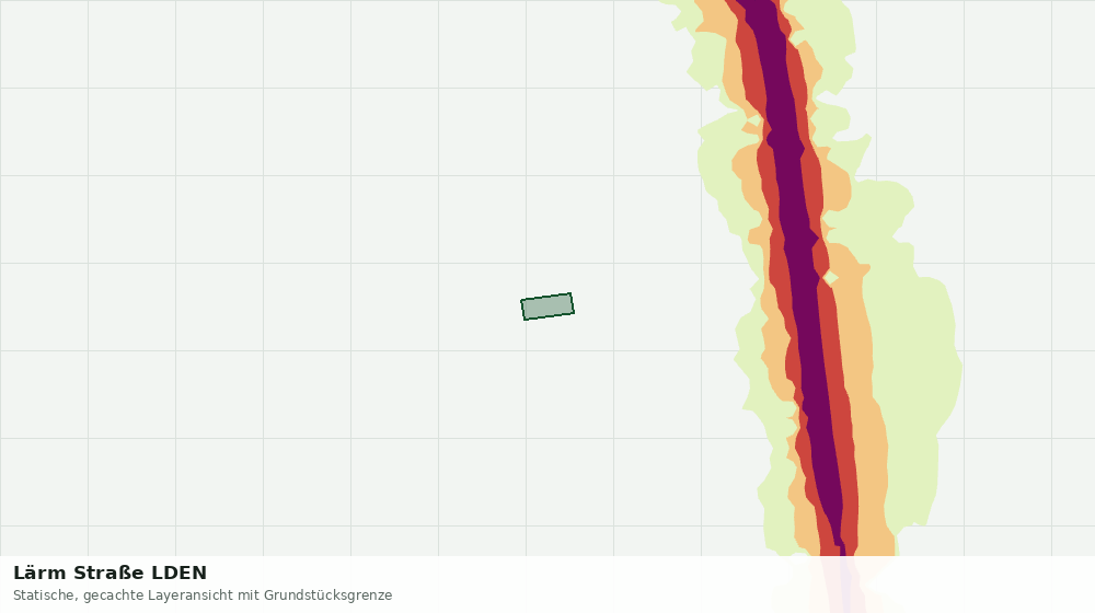 Statische Kartenansicht: Lärm Straße LDEN