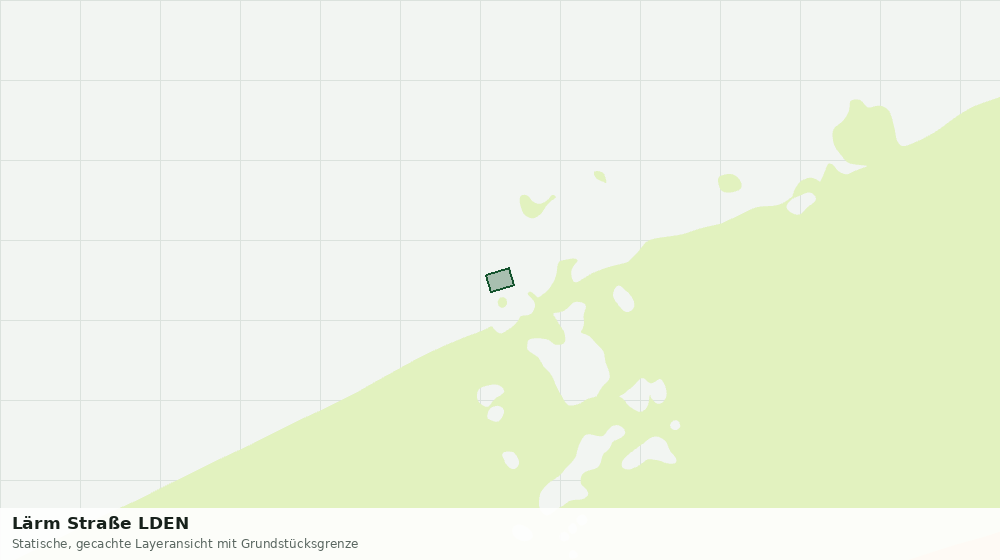 Statische Kartenansicht: Lärm Straße LDEN