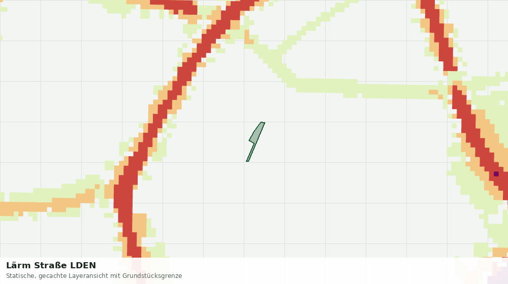 Statische Kartenansicht: Lärm Straße LDEN