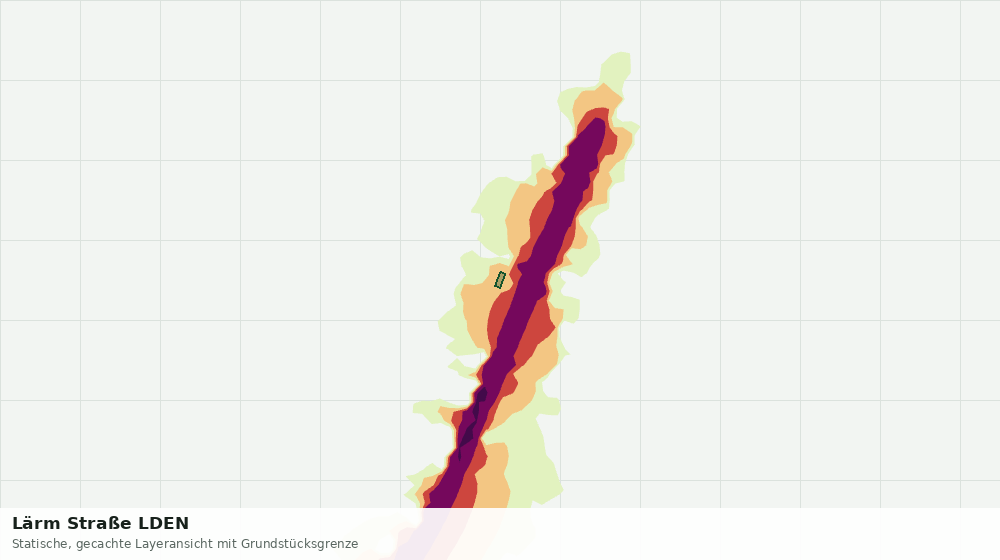 Statische Kartenansicht: Lärm Straße LDEN