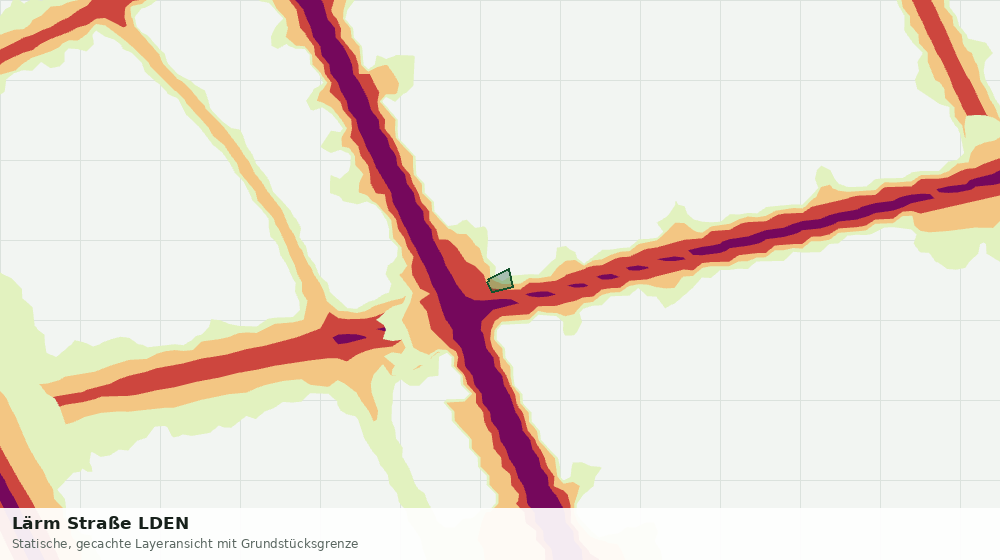 Statische Kartenansicht: Lärm Straße LDEN