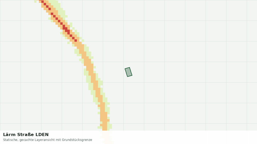 Statische Kartenansicht: Lärm Straße LDEN