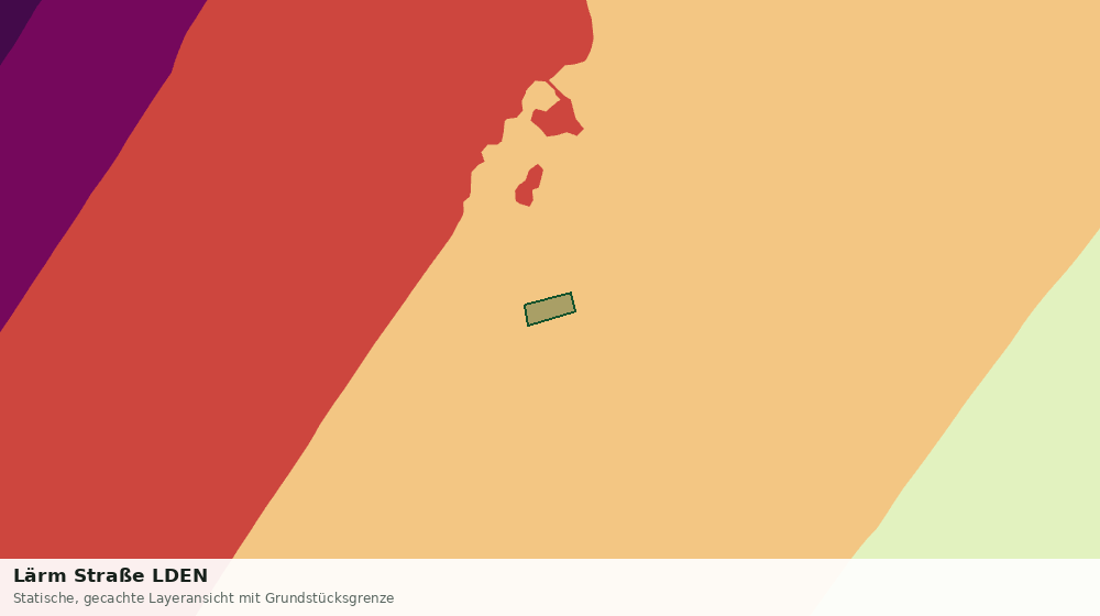 Statische Kartenansicht: Lärm Straße LDEN