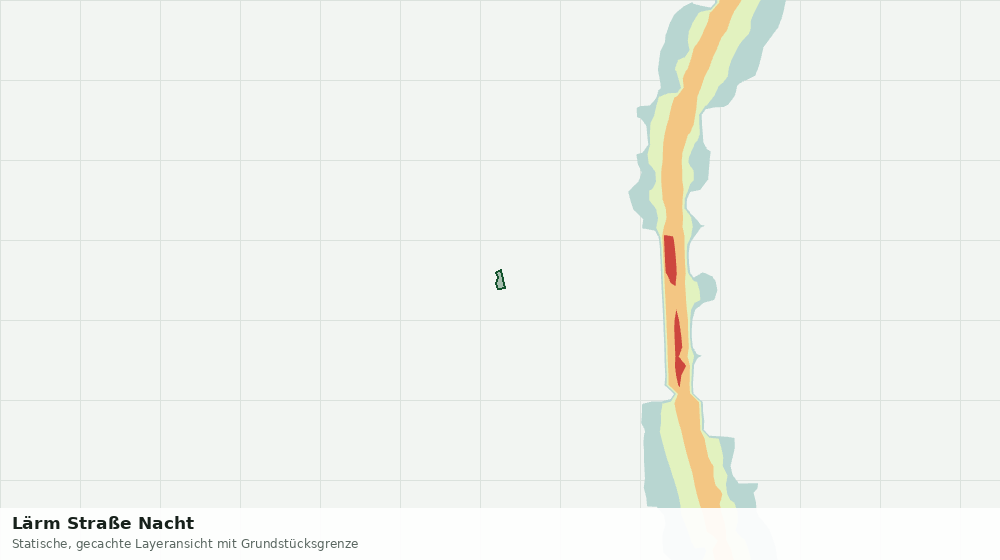 Statische Kartenansicht: Lärm Straße Nacht