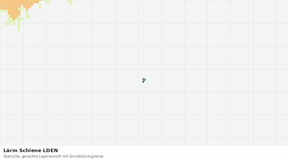 Statische Kartenansicht: Lärm Schiene LDEN