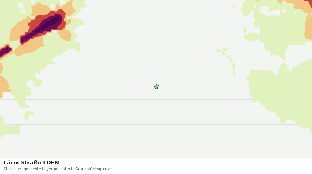Statische Kartenansicht: Lärm Straße LDEN