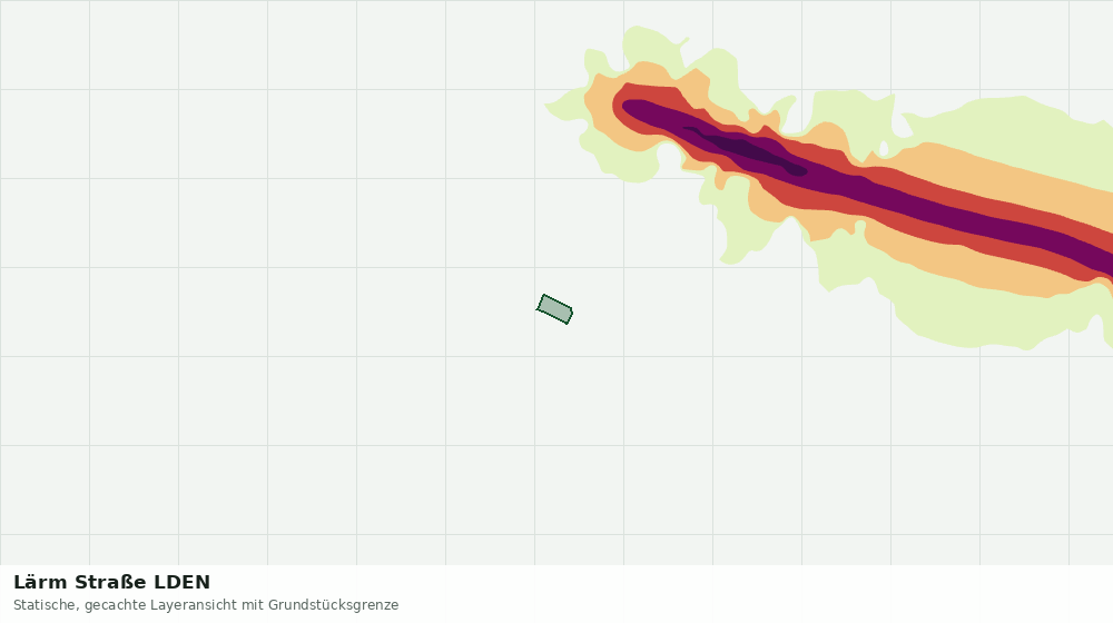 Statische Kartenansicht: Lärm Straße LDEN
