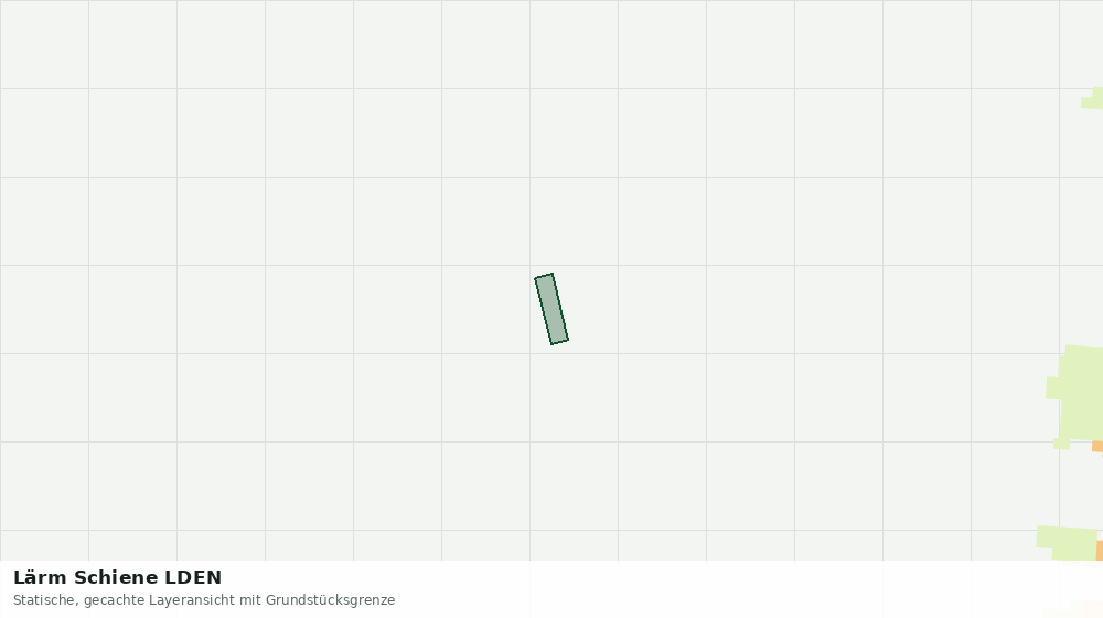 Statische Kartenansicht: Lärm Schiene LDEN