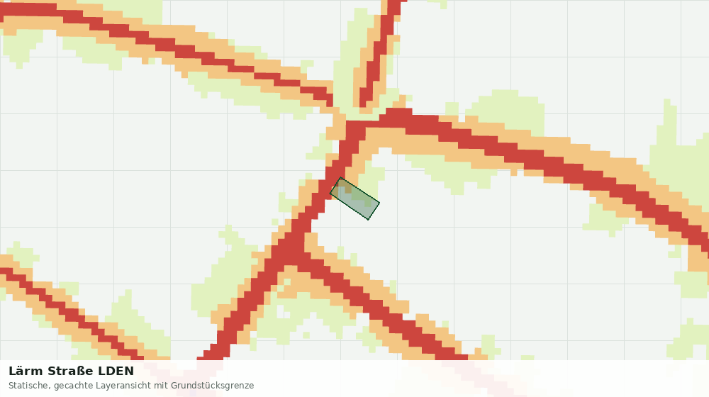 Statische Kartenansicht: Lärm Straße LDEN