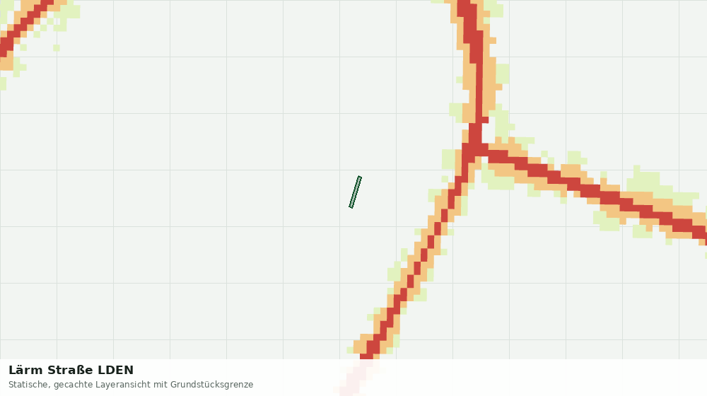 Statische Kartenansicht: Lärm Straße LDEN