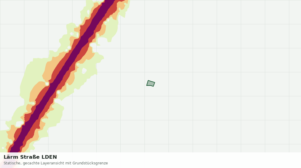 Statische Kartenansicht: Lärm Straße LDEN
