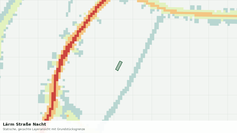 Statische Kartenansicht: Lärm Straße Nacht