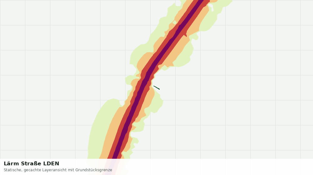 Statische Kartenansicht: Lärm Straße LDEN