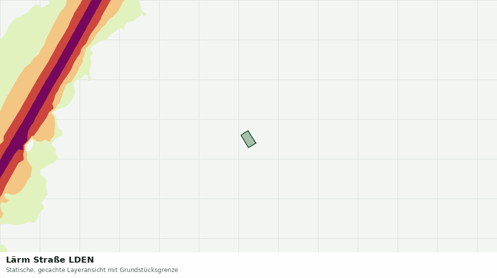 Statische Kartenansicht: Lärm Straße LDEN