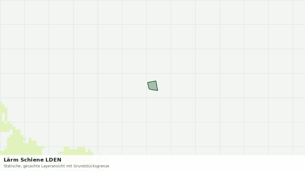 Statische Kartenansicht: Lärm Schiene LDEN