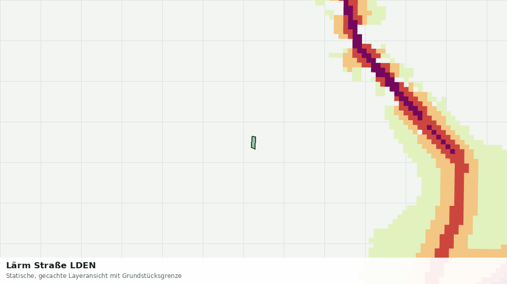 Statische Kartenansicht: Lärm Straße LDEN