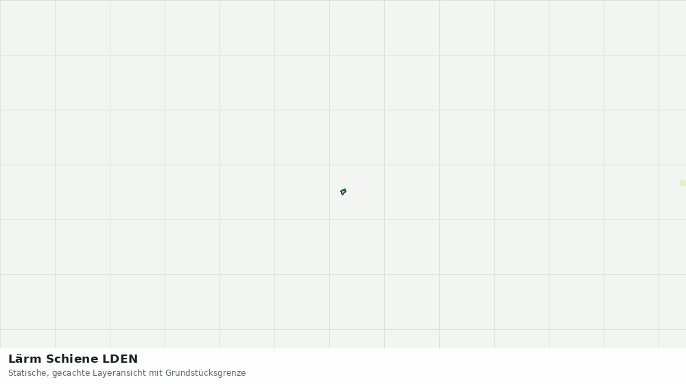 Statische Kartenansicht: Lärm Schiene LDEN
