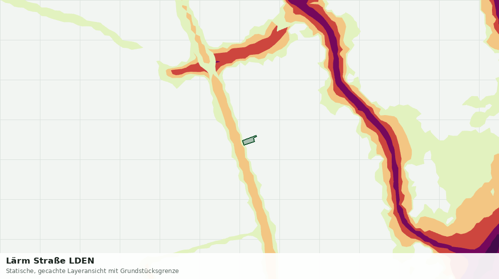 Statische Kartenansicht: Lärm Straße LDEN