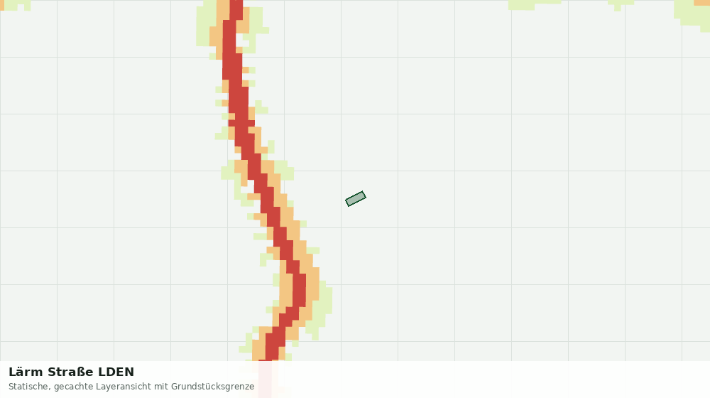 Statische Kartenansicht: Lärm Straße LDEN