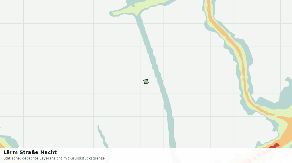 Statische Kartenansicht: Lärm Straße Nacht
