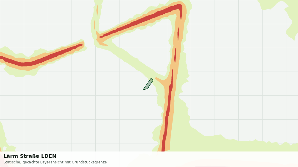 Statische Kartenansicht: Lärm Straße LDEN